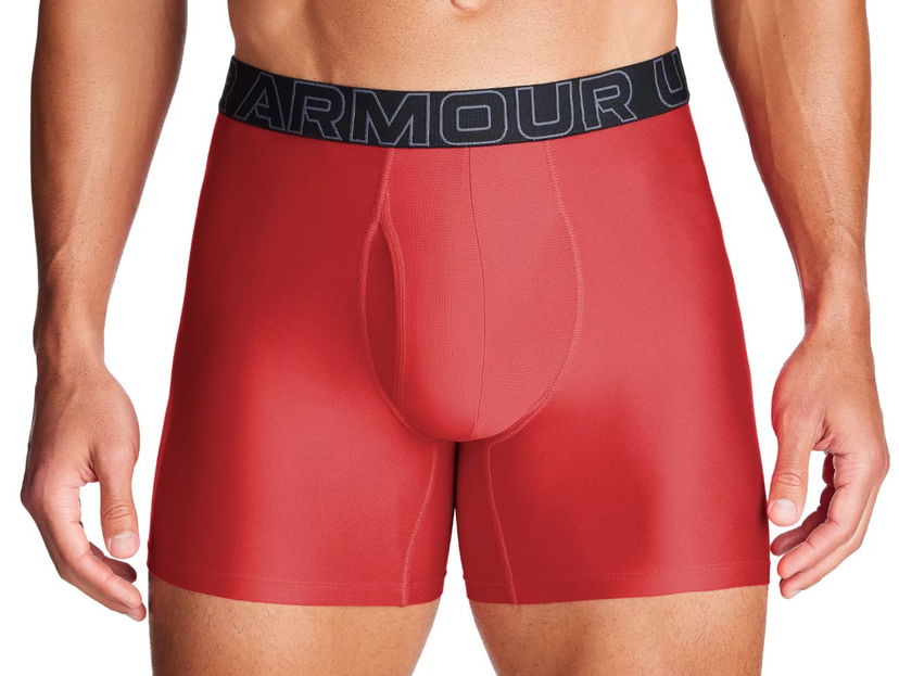Boksere Under Armour Perf Tech 6in-RED Rød | 1383878-600