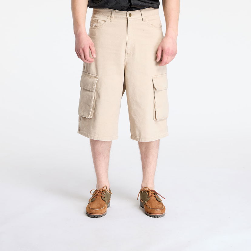 Shorts Karl Kani Karl Kani OG Baggy Twill Shorts Beige | PD00005501