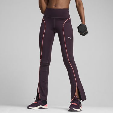 Leggings Puma CLOUDSPUN High-Waisted Flare Training Pants Lilla | 525770_44, 0