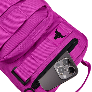 Taljetaske Under Armour Project Rock Waist Bag Lilla | 1376457-572, 2