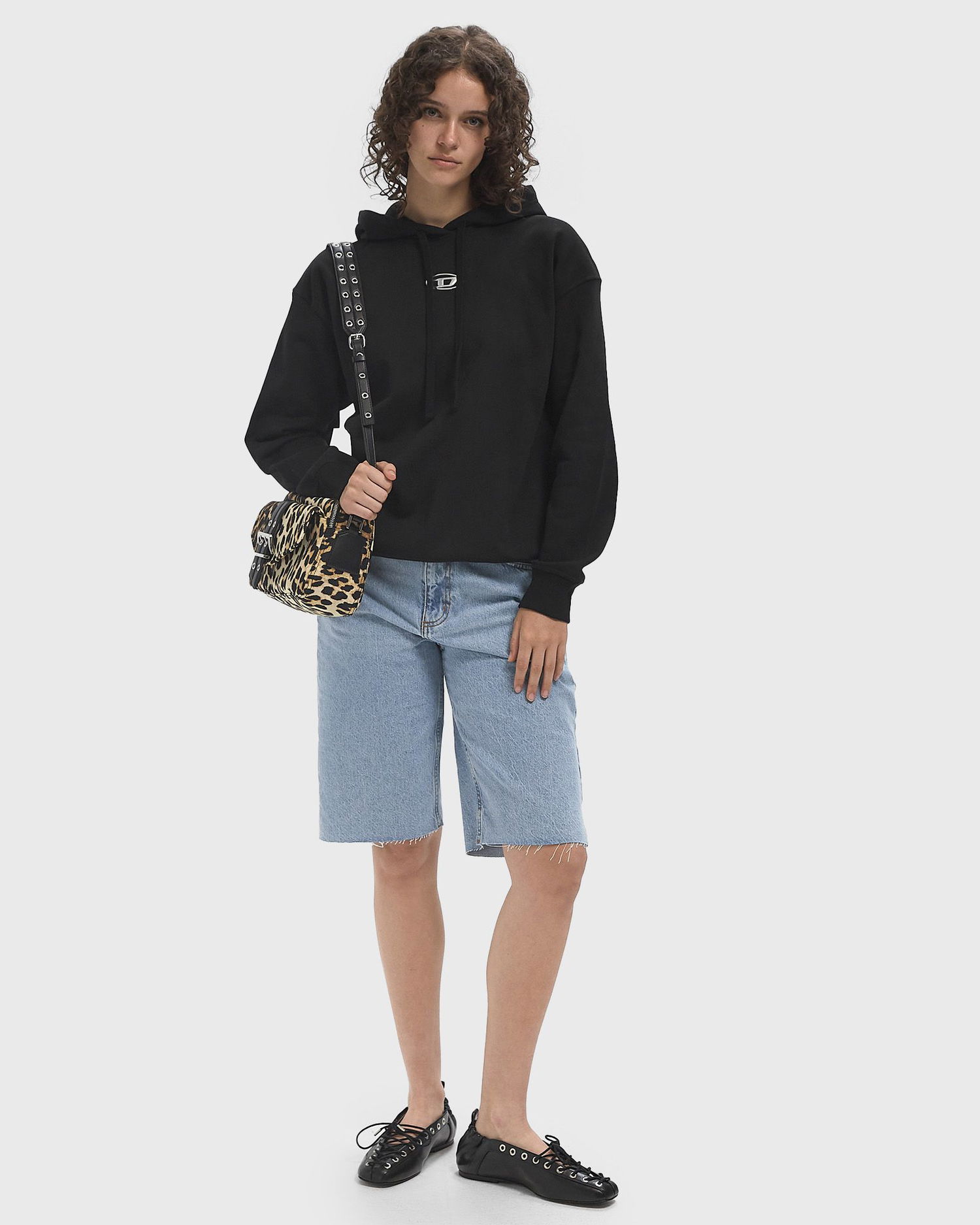 Sweatshirt Diesel F-BUXT Hoodie Sort | A19448-0BMBJ-9XX, 1
