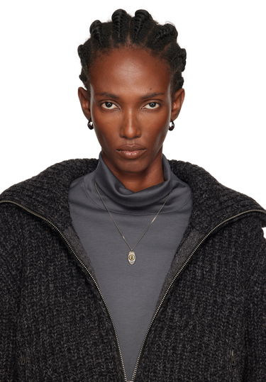 Halskæde LEMAIRE Lemaire Cat Eye Pendant Necklace Metalisk | JW0119 LO036, 2