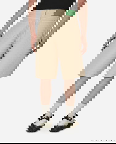 Shorts Off-White Wave Off Canvas Utility Shorts Beige Beige | OMCB084S23FAB001 6161, 3