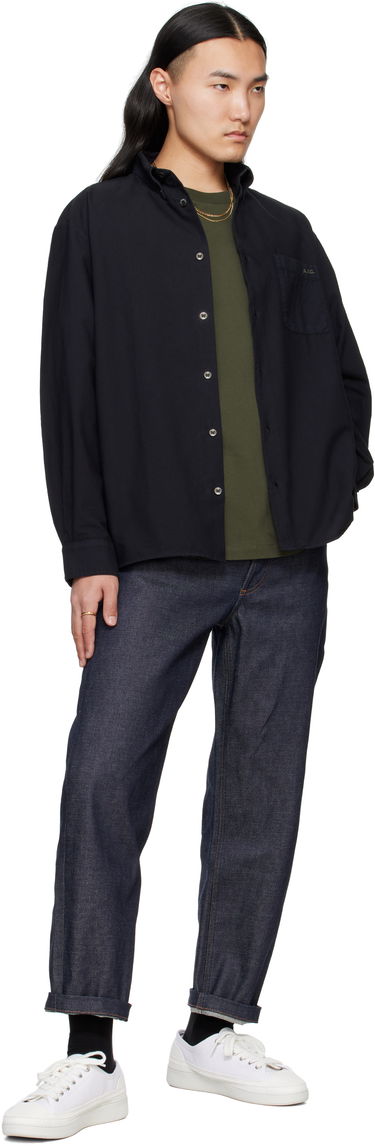 Skjorte A.P.C. Green Mateo Shirt Grøn | COHAH-H12599, 3