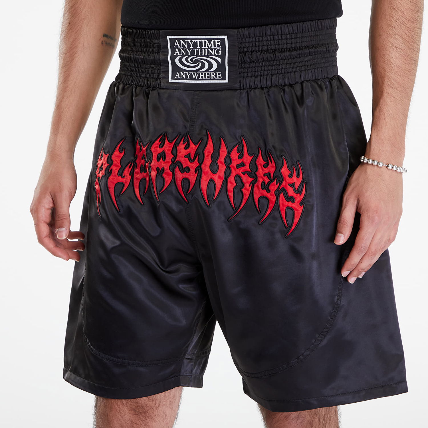 Shorts Pleasures Anywhere Muay Thai Shorts Black Sort | P24SU029 BLACK, 1