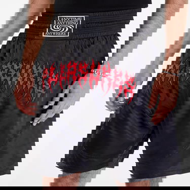 Shorts Pleasures Anywhere Muay Thai Shorts Black Sort | P24SU029 BLACK, 1