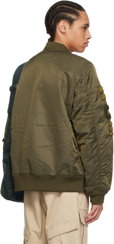 Bomberjakke BAPE BAPE Shark MA-1 Bomber Jacket Grøn | 001HJK801006M, 2