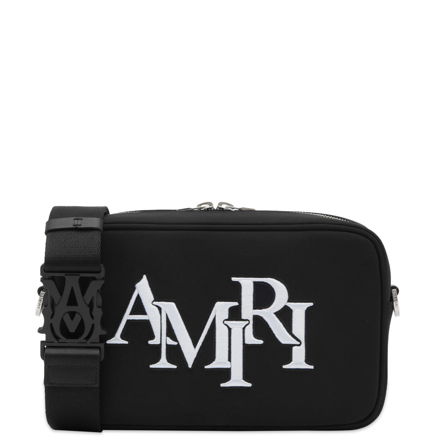 Taljetaske AMIRI Staggered Logo Camera Bag Sort | PS24MCC003-BLK, 0
