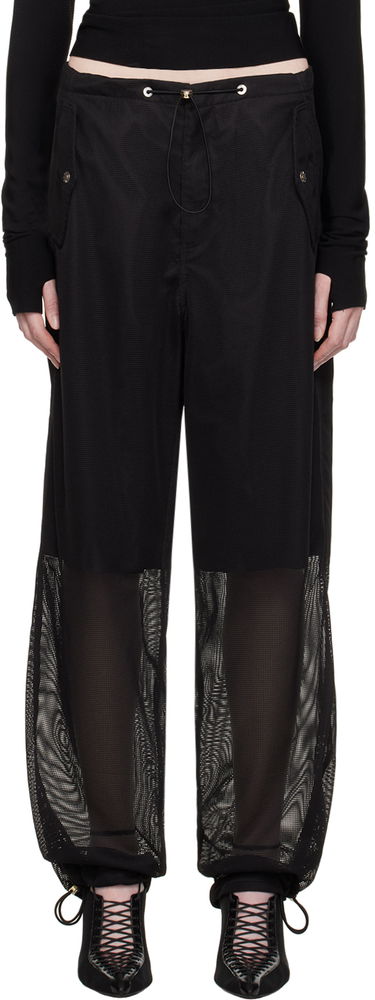 Bukser Dion Lee Grid Mesh Panel Trousers Sort | C2155P23, 0