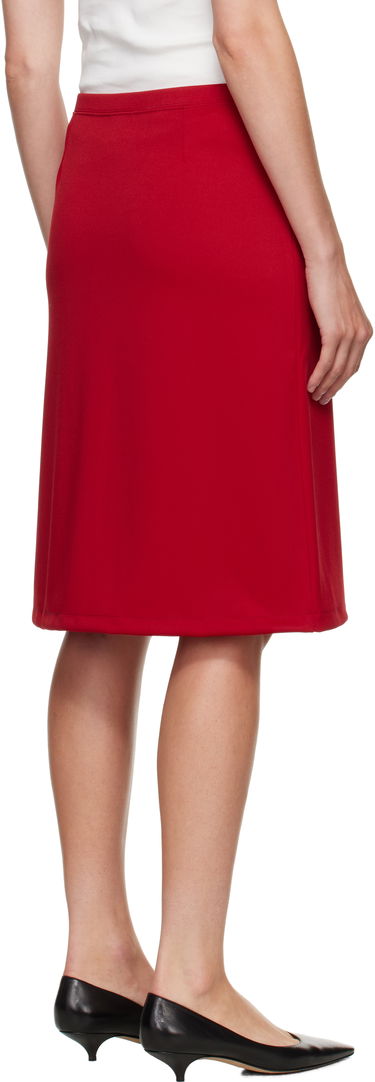 Nederdel Courrèges Courrèges Tracksuit Midi Skirt Rød | 325JJU296JS0250, 2