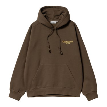 Sweatshirt Carhartt WIP Hooded Charm Link Sweatshirt Brun | I034423_9, 0