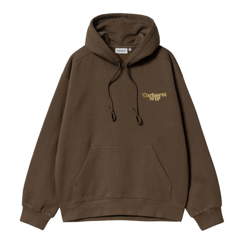 Sweatshirt Carhartt WIP Hooded Charm Link Sweatshirt Brun | I034423_9