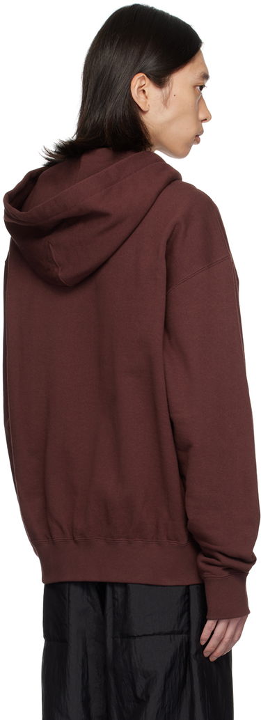 Sweatshirt Jil Sander Jil Sander Logo Patch Zip Hoodie Brun | J47HG0101_J20039, 2