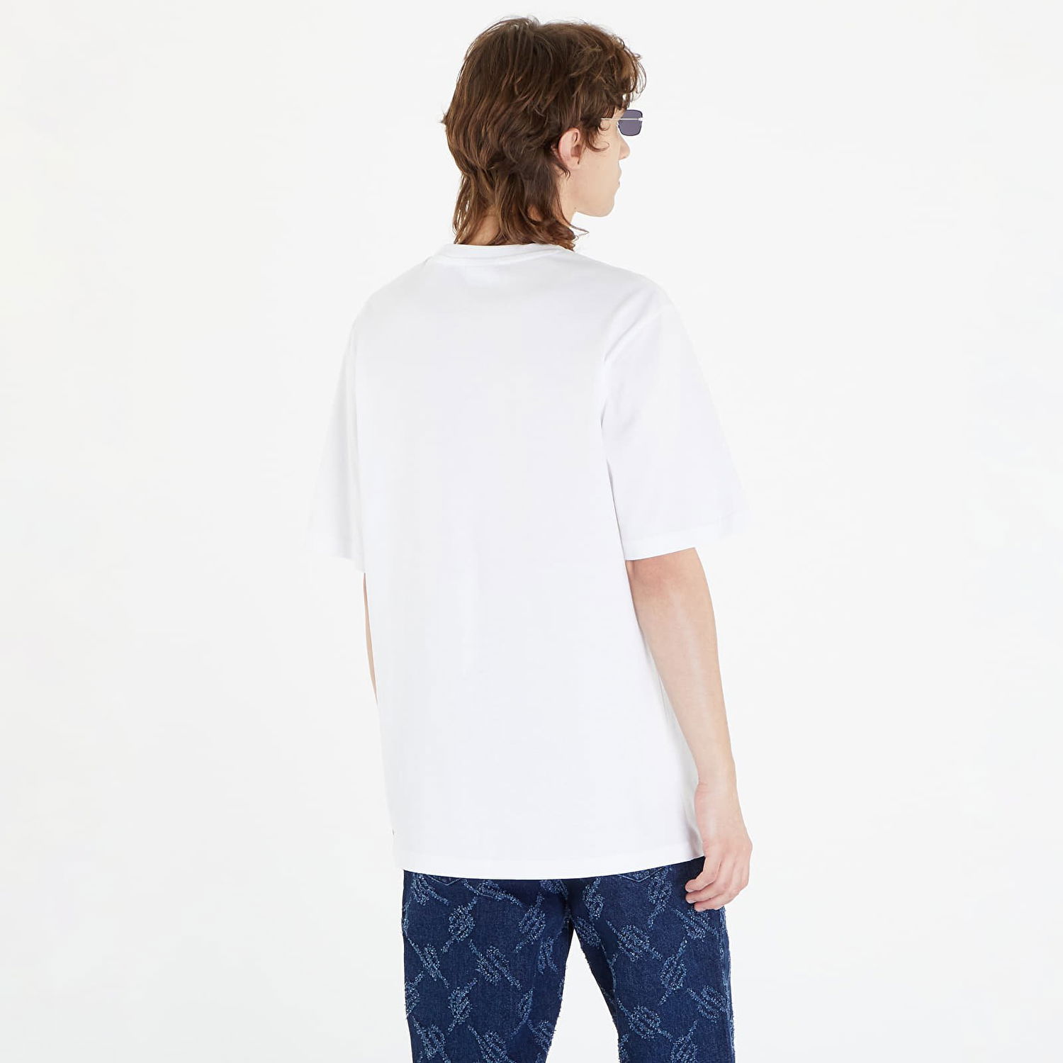 T-shirt DAILY PAPER Eli Short Sleeve T-Shirt Hvid | 2412011, 1
