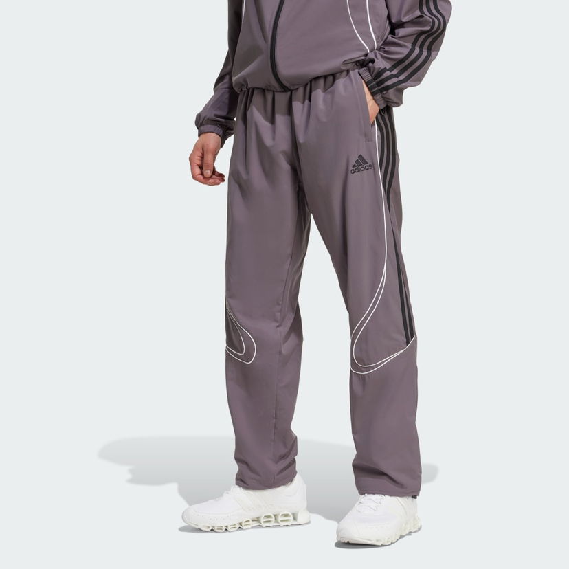 Joggingbukser adidas Performance Teamgeist Adicolor Track Pants Lilla | JW5870
