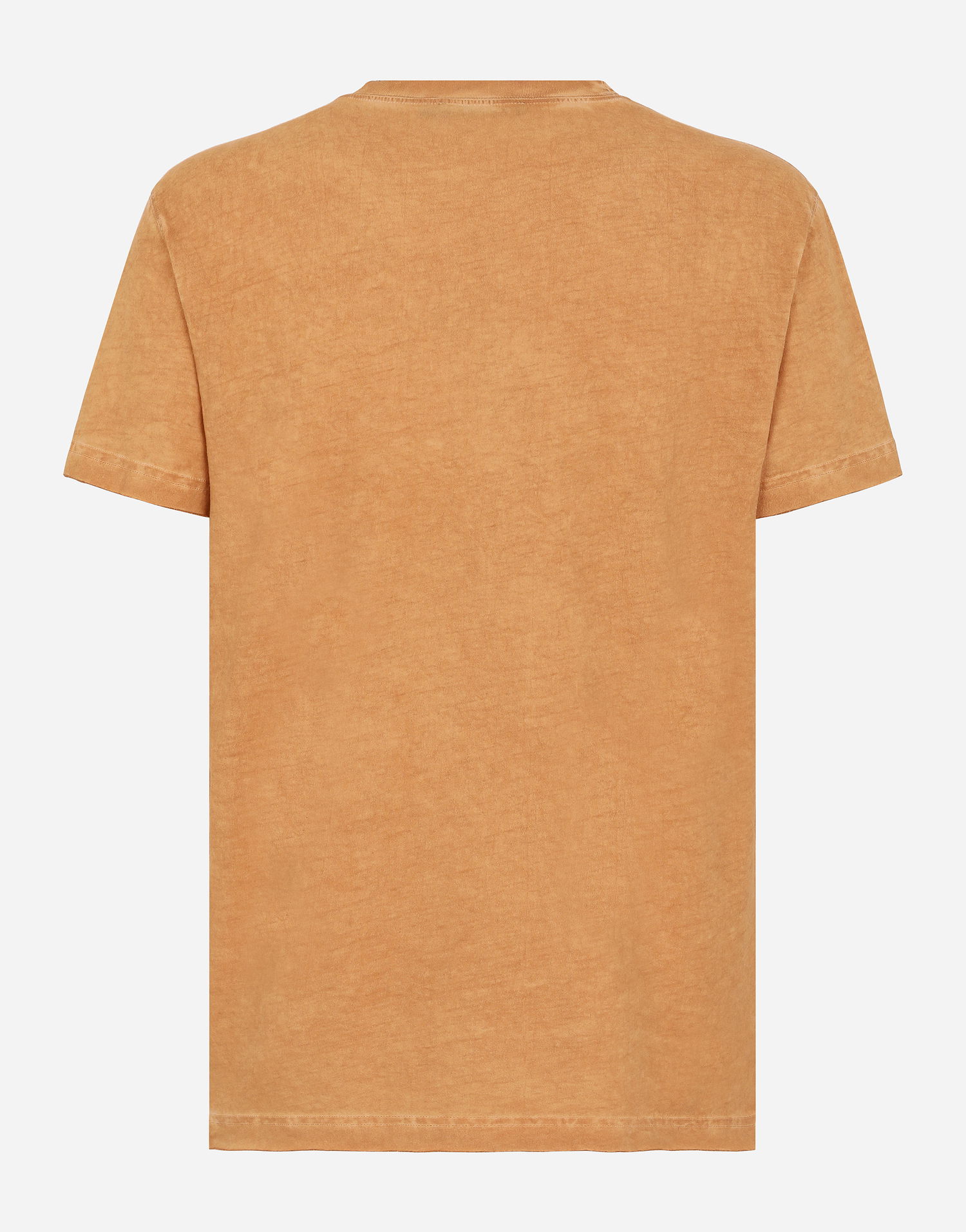 T-shirt Dolce & Gabbana Short-sleeved Cotton T-shirt With Banana Tree Print Beige | G8RN8TG7K1UM0650, 1