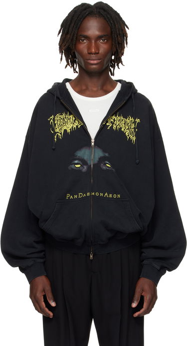 Sweatshirt VETEMENTS Vetements Cradle of Filth 'Pandaemonaeon' Zip-Up Hoodie Sort | UCF76ZU550B, 0