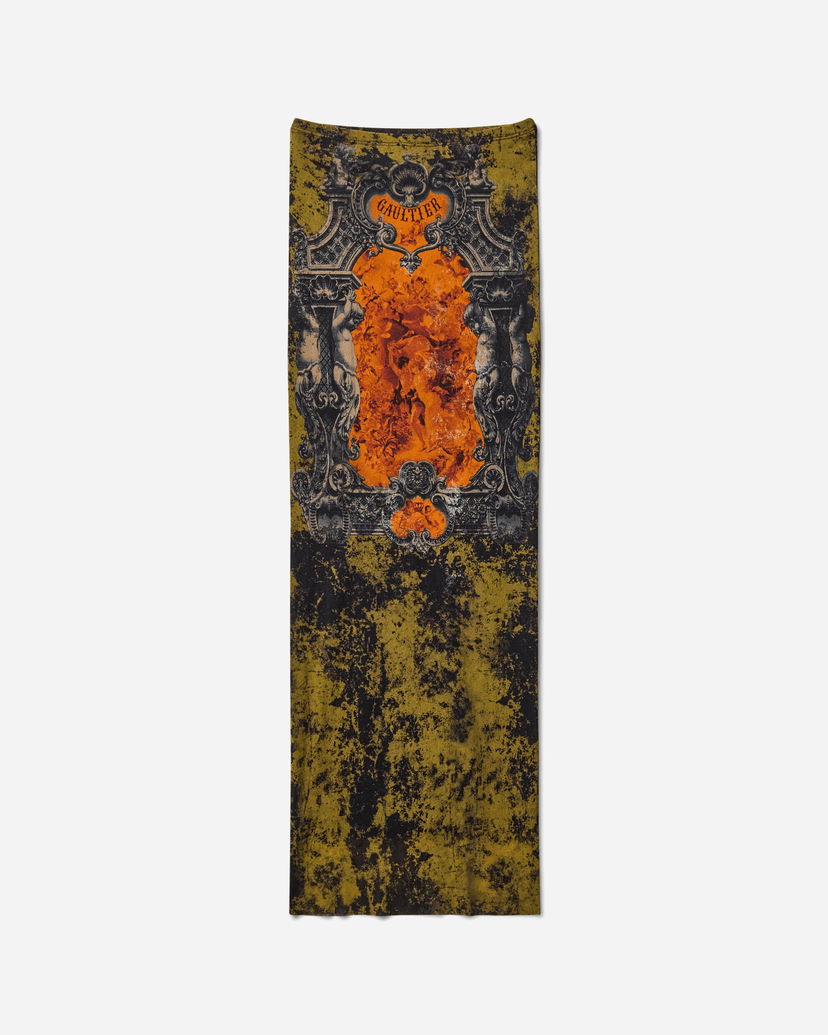 Nederdel Jean Paul Gaultier Medaillon Long Skirt Grøn | 2503WSK005M006 P004115