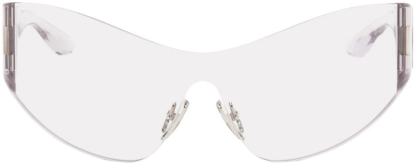Solbriller Balenciaga Mono Cat 2.0 Sunglasses Hvid | BB0257S-002, 0