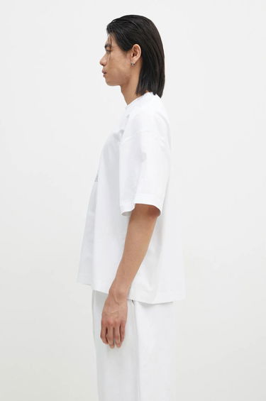 T-shirt VETEMENTS 'VET' Cropped Boxy T-Shirt Hvid | UA66TR685W, 1