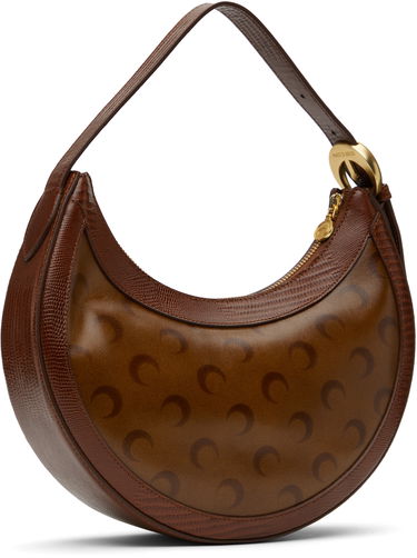 Håndtaske Marine Serre Marine Serre Airbrushed Leather Eclips Bag Brun | WBA020A CLEA0053, 2