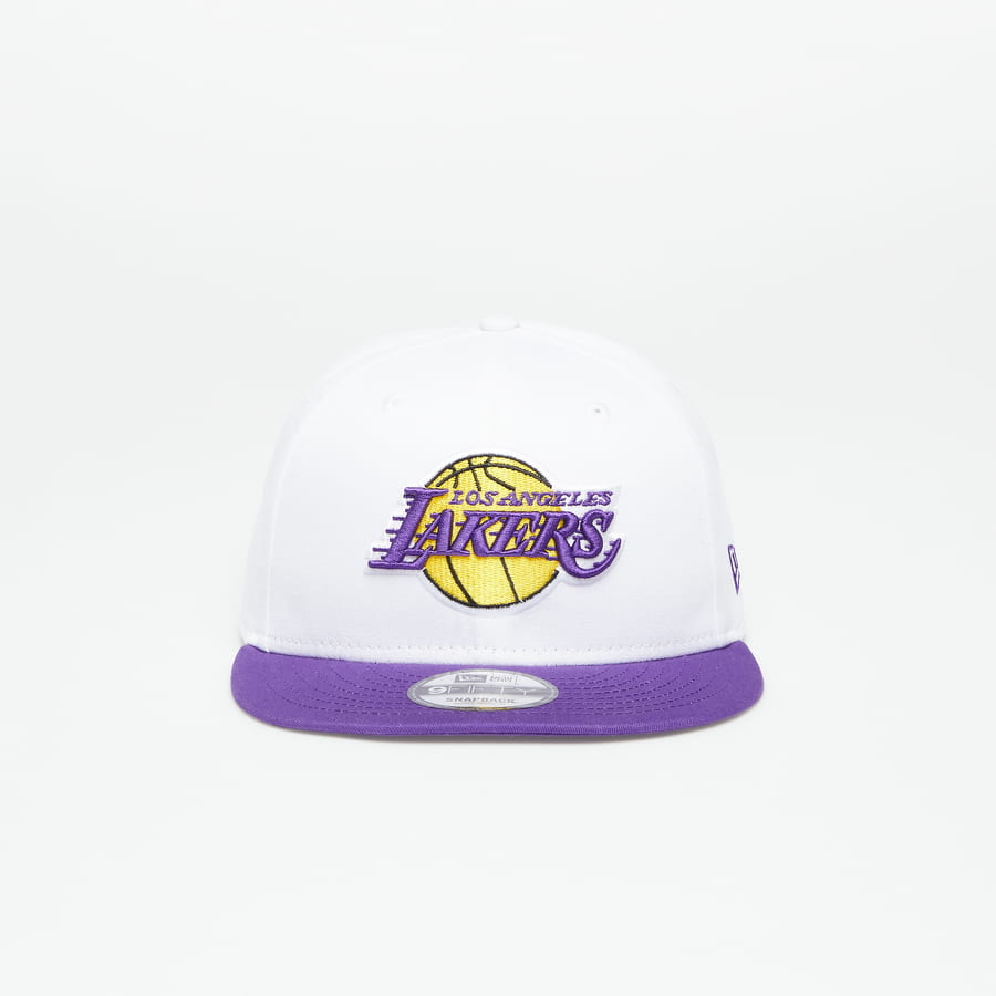 Kasket New Era LA Lakers White Crown Team White 9FIFTY Snapback Cap Lilla | 60358013, 0