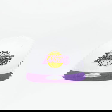 Kasket New Era LA Lakers White Crown Team White 9FIFTY Snapback Cap Lilla | 60358013, 0