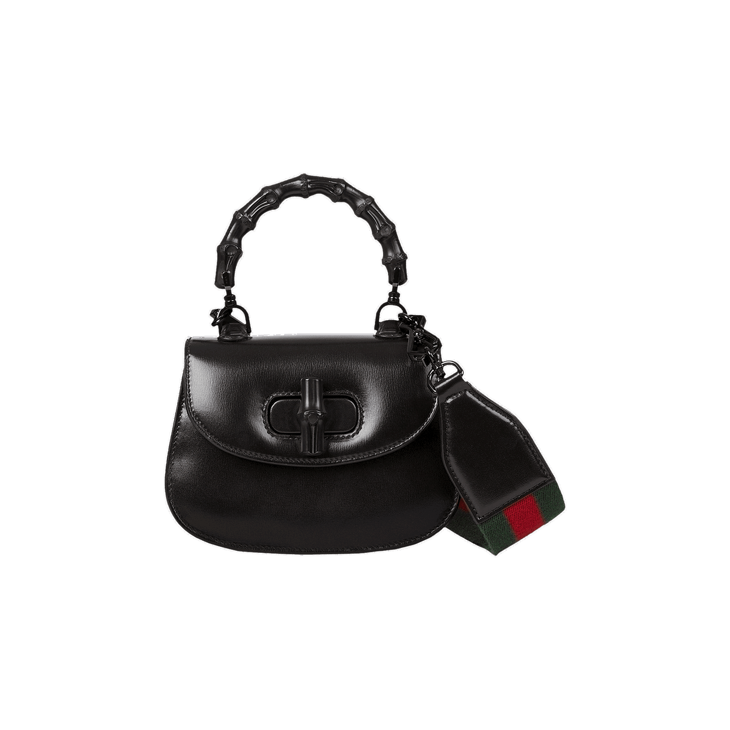 Håndtaske Gucci Bamboo 1947 Mini Top Handle Bag Sort | 686864 10ODP 1060, 0