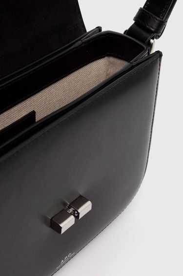 Skuldertaske A.P.C. Grace Small Bag Sort | PXBVN-F61413, 4