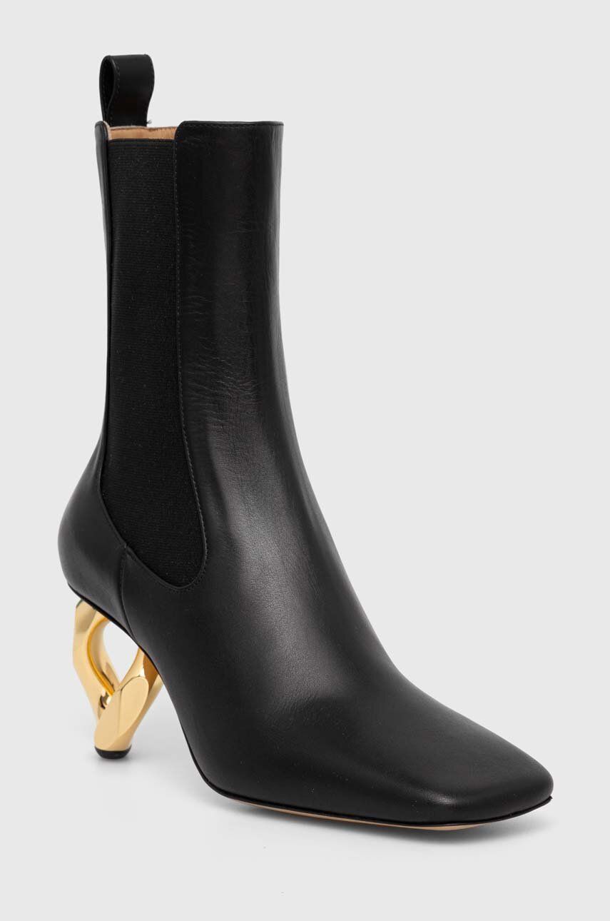 Sneakers og sko JW Anderson Anderson Chain Heel Boots Sort | ANW43021A.999, 0