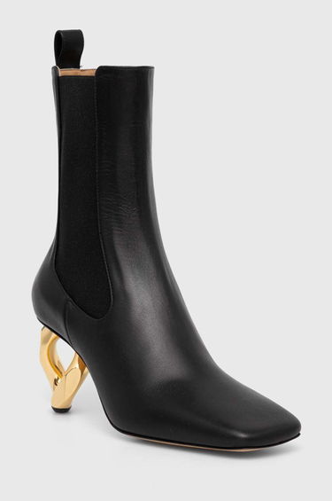 Sneakers og sko JW Anderson Anderson Chain Heel Boots Sort | ANW43021A.999, 0