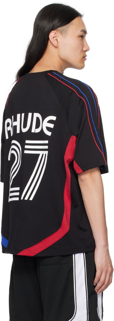 T-shirt Rhude Rhude ''Rhude 27'' Football T-Shirt Sort | RHSS25TT03230, 2