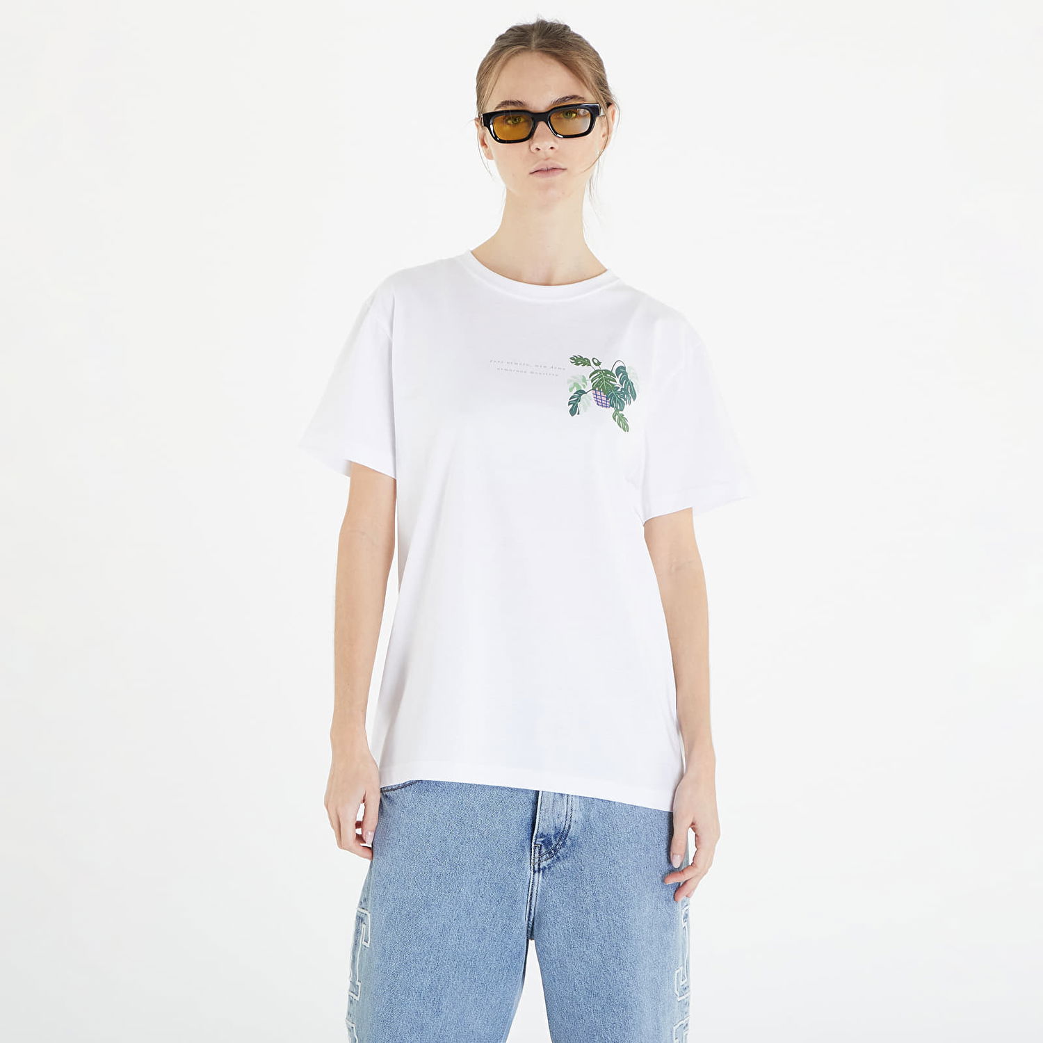 T-shirt Queens Mám Doma Nemocnou Monsteru T-Shirt Hvid | QNS_039, 0