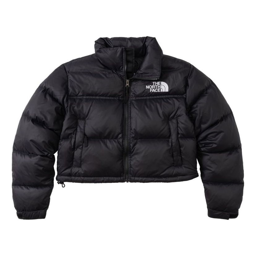 Puffer jakke The North Face Nuptse 700 Fill Short Down Jacket Sort | NF0A5GGE-KX7