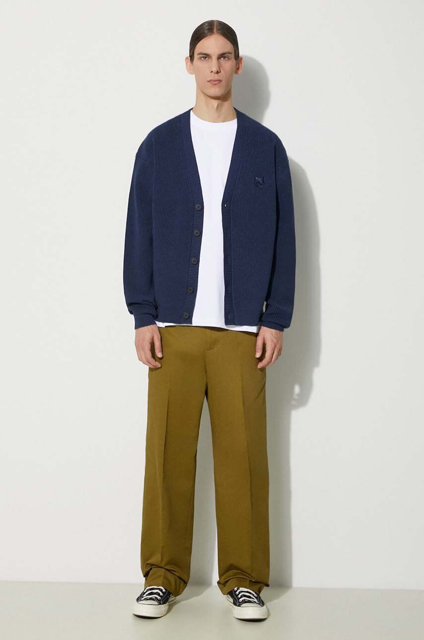 Bukser MAISON KITSUNÉ Maison Kitsuné Relaxed Chino Pants Grøn | MM01106WW0078, 1