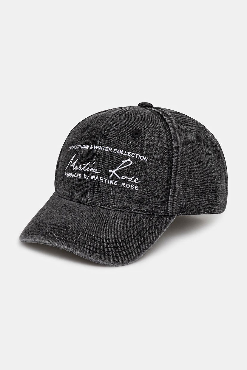 Kasket Martine Rose Martine Rose Signature Baseball Cap Sort | 1134WP14002