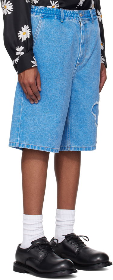 Shorts Marni Marni Patch Denim Shorts Blå | PUJU0070Q2 USCX34, 1
