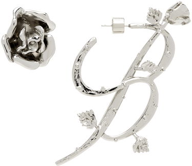 Øreringe Blumarine Silver Rose 'B' Earrings Metalisk | P422W230A, 0