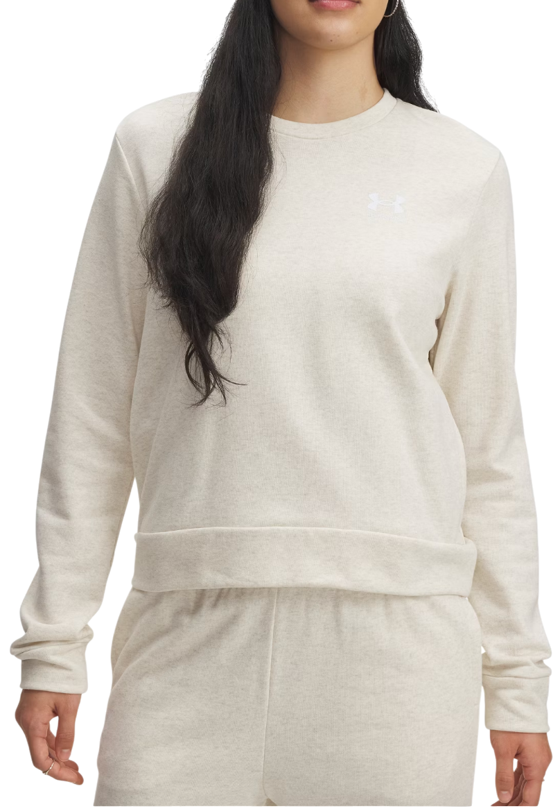 Sweatshirt Under Armour Rival Terry Crewneck Sweatshirt Beige | 1389659-783, 0