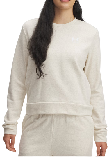 Sweatshirt Under Armour Rival Terry Crewneck Sweatshirt Beige | 1389659-783, 0
