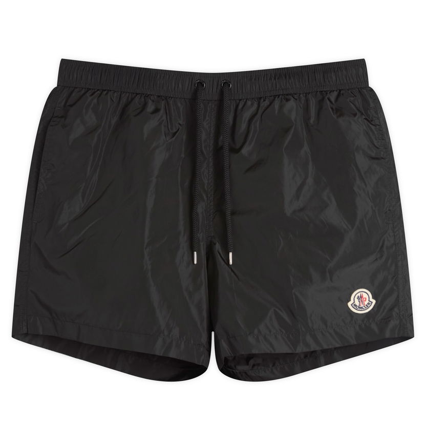 Badetøj Moncler Logo Swim Shorts, Size Large Sort | 2C000-06-53326-999