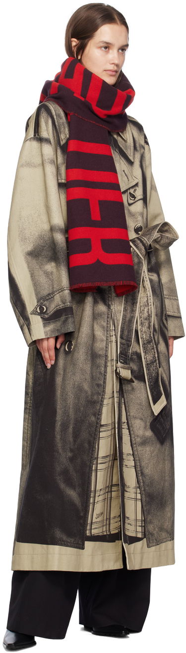 Tørklæde Jean Paul Gaultier 'The ' Scarf Sort | 24/30-U-EC035P-C549-2830, 2