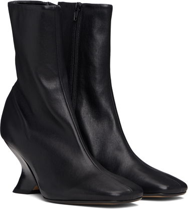 Sneakers og sko Dries Van Noten Dries Van Noten Heeled Ankle Boots Sort | 252-011704-140, 3