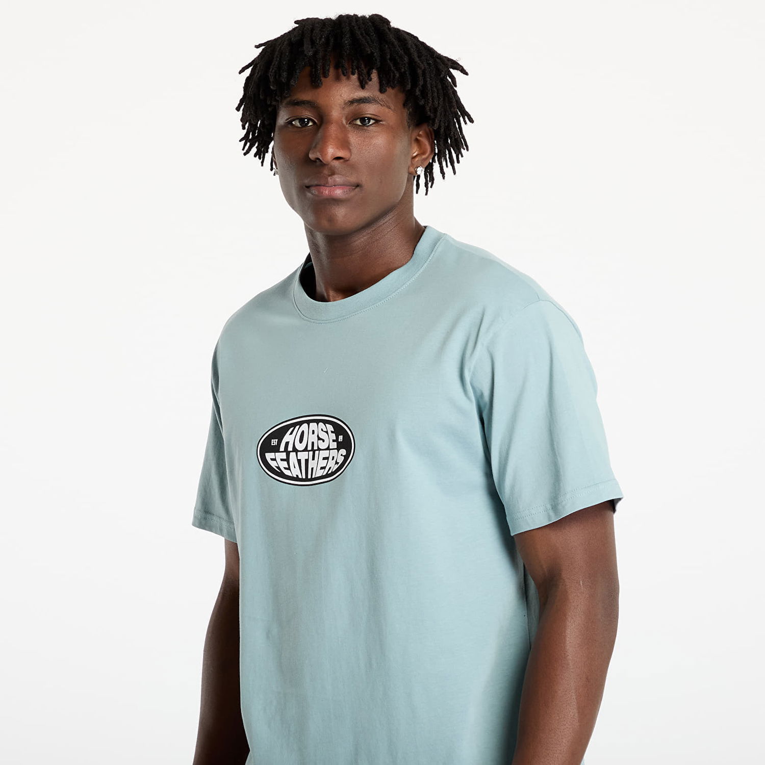T-shirt Horsefeathers Horsefeathers Dynamo T-Shirt Turkis | SM1381B, 1