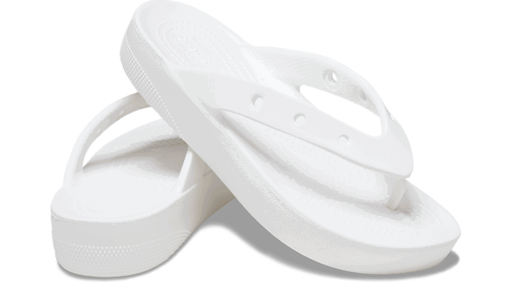 Sneakers og sko Crocs Classic Platform Flips Hvid | 207714-100, 1