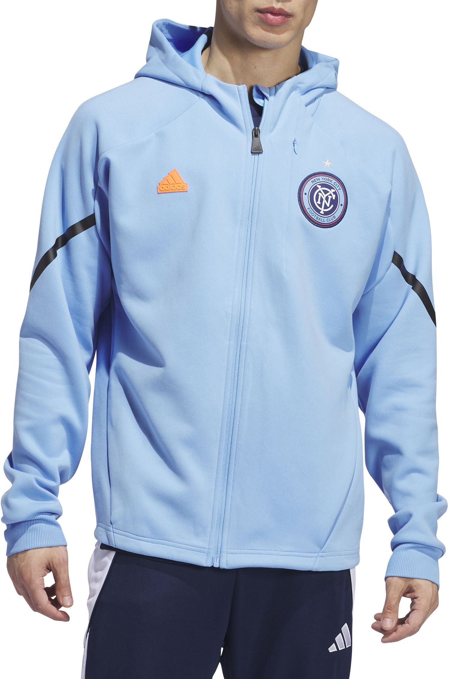 Sweatshirt adidas Originals NYCFC Anthem Jacket Blå | iq0743, 0