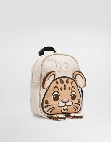 Rygsæk Dolce & Gabbana Dolce & Gabbana Leopard Print Backpack Beige | EM0141AA550HA5SD, 1