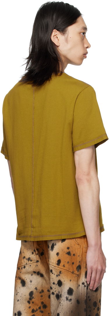 T-shirt Eckhaus Latta Eckhaus Latta Lapped T-Shirt Grøn | 301-EL-PF25-O, 2