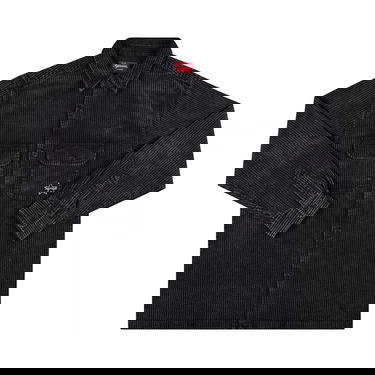 Skjorte Supreme Corduroy Shirt Sort | SS22S33 BLACK, 1