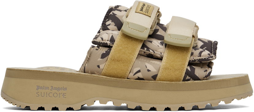Tilbehør Palm Angels Palm Angels Suicoke Edition Moto-P Sandals Beige | PWIH030F24FAB0026061